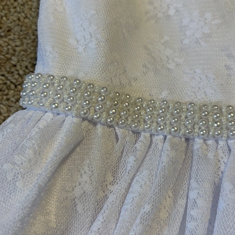 Bonnie Jean White Dress 1st Communion Wedding Size 12 NWT